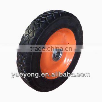 6 inch Solid rubber wheel/lawn mover wheel/metal wheel/