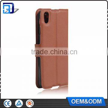 High Quality Litchi Design Credit Card Wallet Stand Flip Leather Case for Alcatel One Touch Idol 4 Mobile Phone Cover photo-4