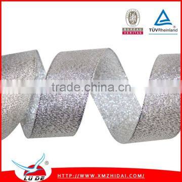 2016 Wholesale Factory Quality Metalic Glitter Ribbon