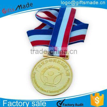 Hot sale custom round enamel medallion medal/medals bronze