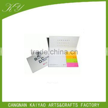 Advertising CMYK logo print combination sticky note memo pad