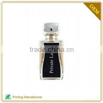 Wholesale Custom Perfume Bottle Seal Sticker Label Factory