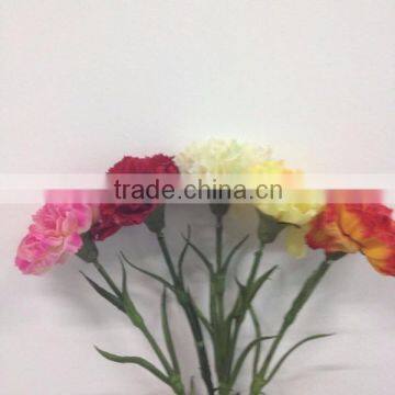 artificial flowers for mother's day real touch scented fake carnation flower