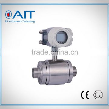 Smart 4-20mA magnetic flowmeter with screw thread