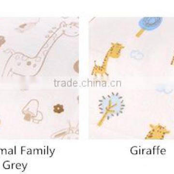 Muslin and Terry Combined Printed Baby Bamboo Towel