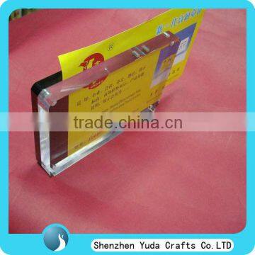 acrylic table label with magnet private label stand for restaurant cheap