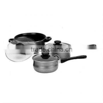 healthy ceramic coated carbon steel cookware sets