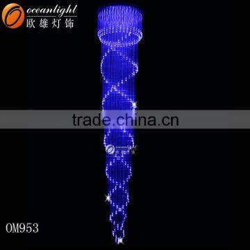 Color changing fiber optic light fiber optic house light house fiber optic chandelier crystal OM953W