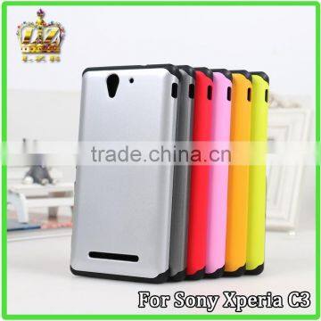 2014 LZB Wholesale PC+TPU Phone Case for Sony Xperia C3,for Sony Xperia C3 Case