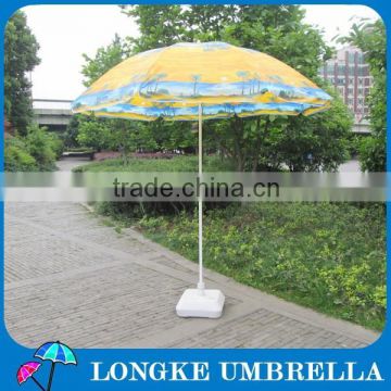 100cm radius colorful beach umbrella with tilt