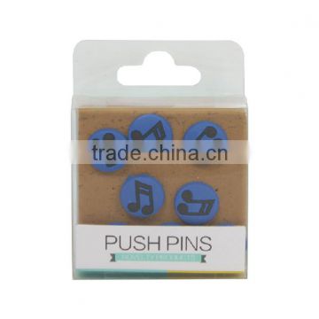 music notation shaped push pins/novel pins /high quality