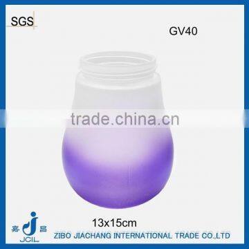 2016 wholesale ball shape glass vases for home decoration