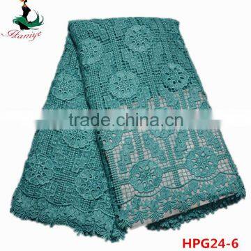 Big heavy cord lace for dress HPG24 African guipure lace fabric In stock