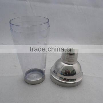 Plastic and Stailess Steel Cocktail Shaker With LOGO photo-3
