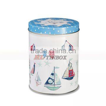 Custom Vintage Tin Coffee Canister