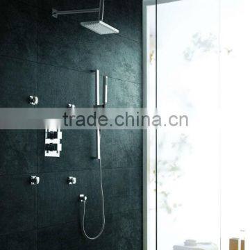 brass chrome concealed shower set with massage jets 05/L6133-022