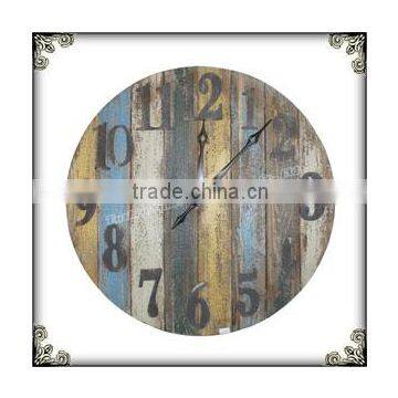 On sale colorful wall clock,aged clocks