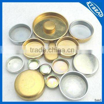 Brass/iron with zinc plated/stainless steel stamping engine cap parts factory