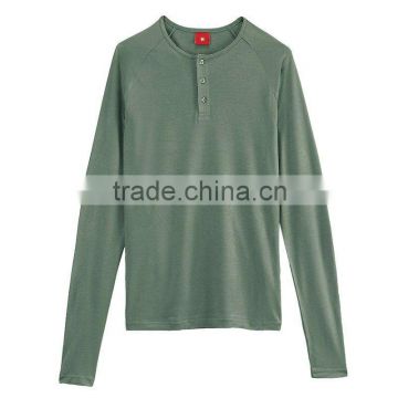 Mens Long Sleeve Cotton Blank T-shirts