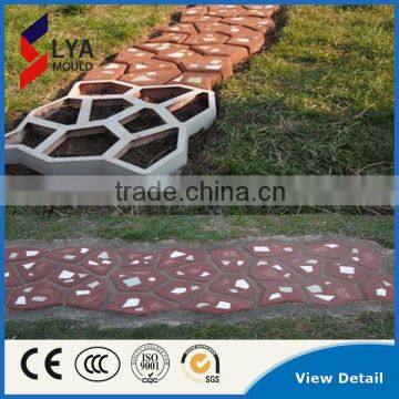 China Wholesale Prices Garden Tools Mold For Concrete DIY Stone Plastic Mold Pathways For Garden Paving Mold