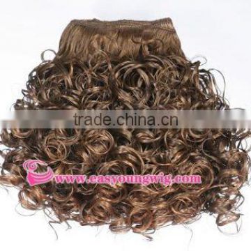 Wholesales synthetic afro curly braiding hair weaving