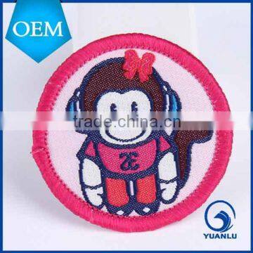 custom clothing woven label badge direct manufacturer