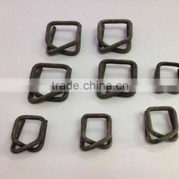 Width 25MM phosphate and galvanized wire buckles for strap made in China