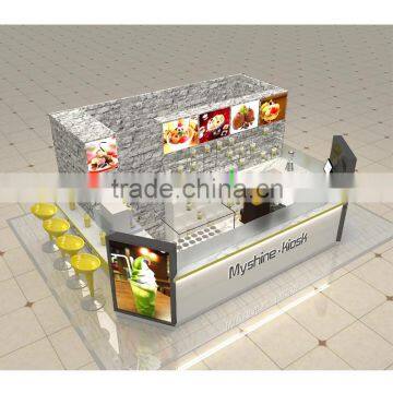 High-End Luxury Mall Kiosk of Milkshake Kiosk Design photo-2