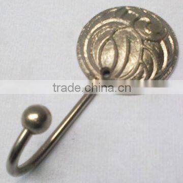 Cast Iron Hooks for clothes with Nickel Plated