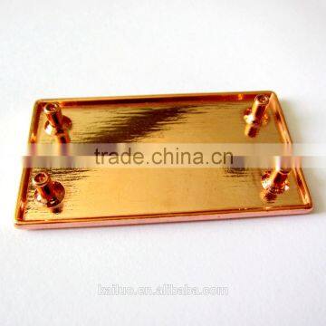 Bright Copper Color Metal Label for Sex Lady Jeans photo-4