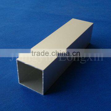 Silver Anodized Aluminium Square Tube
