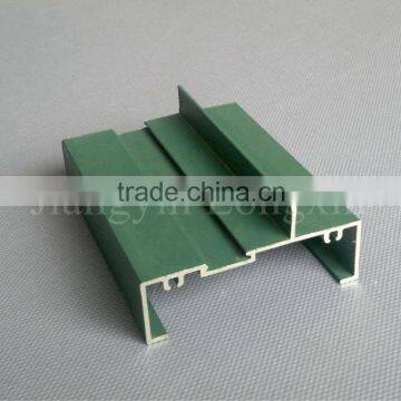 Green Powder Coating Aluminum Frame for Windows