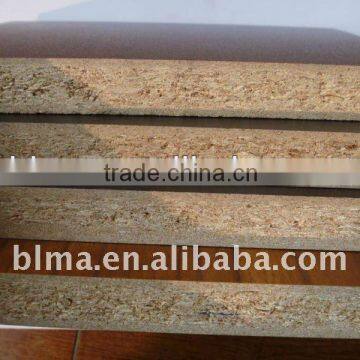 black melamine particleboard