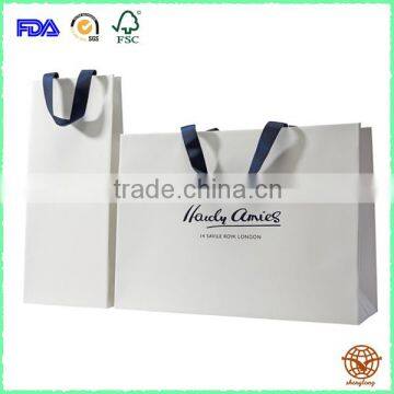 Wholesale shopping gift bag with Rope Hanle ,Cheap Paper Bag