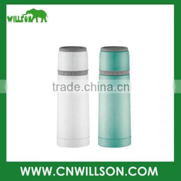350ml/500ml stainless steel sports cool water bottle with stainless steel lid