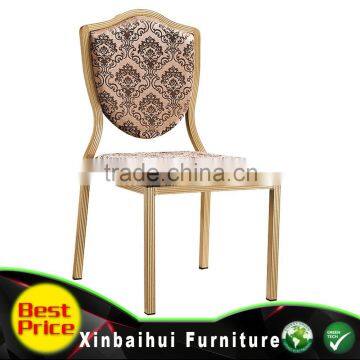 aluminum gold frame hotel banquet chair BH6042