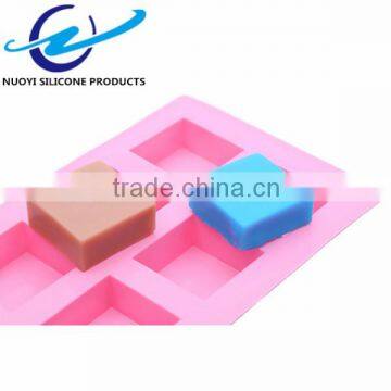 6 Cavities Square Shape Hand Made Soap Mold photo-5