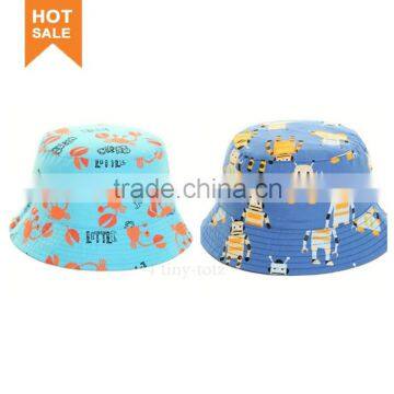 Professional custom full leather bucket hats