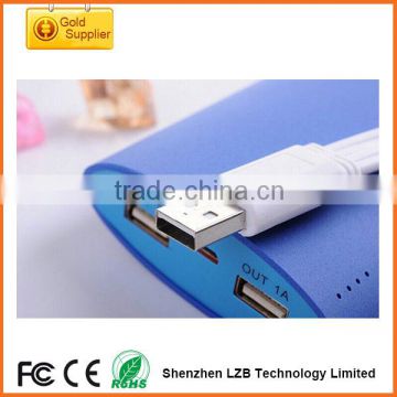 hot selling porbable design rechargeable high capacity 12000 external power bank for lenovo