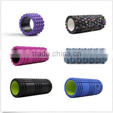 Free design logo High density Hollow Yoga Massage Foam Rollers with customized difference size and colorful