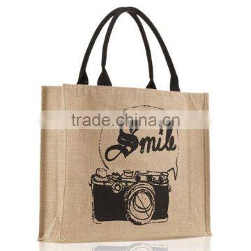 Hot sale good quality Cotton Jute handbag for lady