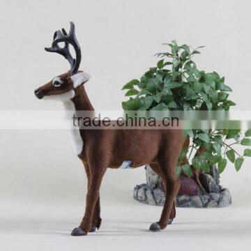 custom plush stuffed mechanical zoo animal set walking animal toy deer