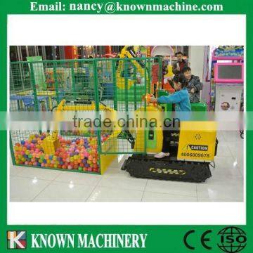 cheap indoor balls sand kids amusement ride mini excavator for sale