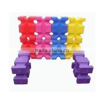 plastic Horse jump system , toy blocks ,plastic blocks