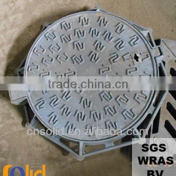 EN124 ductile iron manhole cover