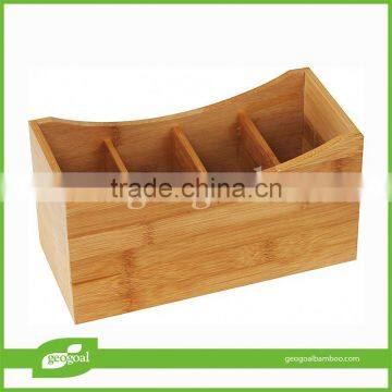 best seller carbonized bamboo utensil organizer