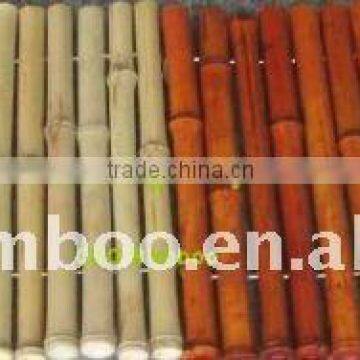 colored bamboo fence