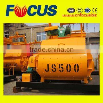 JS500 mini concrete mixer mobile concrete mixer with self loading