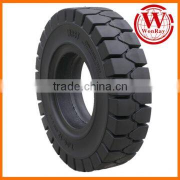 lift truck 6.50-10 7.00-12 solid forklift tire rubber pressure