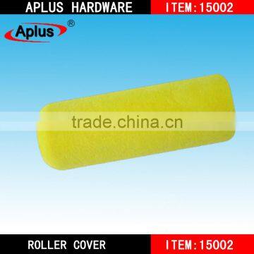 yellow polyester foam paint roller refill